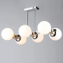 Зображення Люстра молекула стельова Light House SRS-20496/6 CR Хром, плафони білі ИМ Light-Deco 