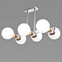 Зображення Люстра молекула стельова Light House SRS-20496/6 CR Хром, плафони білі ИМ Light-Deco 2 