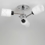Изображение Люстра потолочная Light House SH-20513/3 CR+BK 370*300*160 E27 хром + черный, плафоны белые  ИМ Light-Deco 