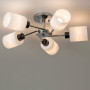 Изображение Люстра потолочная Light House SH-20513/5 CR+BK 370*300*160 E27 хром + черный, плафоны белые  ИМ Light-Deco 1 