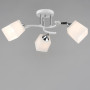 Изображение Люстра потолочная Light House SR-20518/3 WT+CR D620*H220 белая + хром, плафоны белые  ИМ Light-Deco 