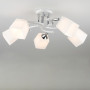 Изображение Люстра потолочная Light House SR-20518/5 WT+CR D650*H220 белая + хром, плафоны белые  ИМ Light-Deco 1 