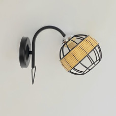 Світильник настінний Бра Light House SRS-20487/1 чорний + хром