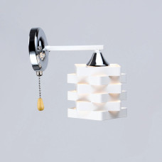 Светильник настенный металлическое Бра Light House SRS-20490/1W WT+CR белый + хром