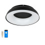 Изображение Люстра потолочная светодиодная смарт LED Levistella 797MX6018 (480) BK черная ИМ Light-Deco 