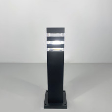 Уличный садово-парковый светильник Light House LNF-17409/1S черный, высота 30 см столбик