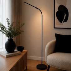 Торшер светодиодный напольный светильник Light House SRS-20580 BK черный