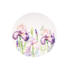Тарілка фарфорова Lefard "Іриси" 769-069 біла 26см