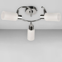 Люстра потолочная Light House SH-20627/3 CR 460*460*170 E14 хром, плафоны белые