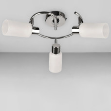 Люстра стельова Light House SH-20627/3 CR 460*460*170 E14 хром, плафони білі