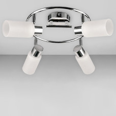 Люстра стельова Light House SH-20627/4 CR 480*480*170 E14 хром, плафони білі