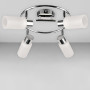 Изображение Люстра потолочная Light House SH-20627/4 CR 480*480*170 E14 хром, плафоны белые ИМ Light-Deco 