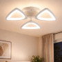 Изображение Люстра потолочная светодиодная LED Light House SRS-20622/3 WT 60W белая ИМ Light-Deco 