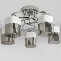 Люстра стельова Light House SH-19184/5A CR 530*530*240 E27*5 хром
