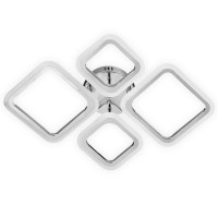 Люстра потолочная светодиодная LED Light House SY-20629/2+2 CR 600*435*95 72W PULT DU хром