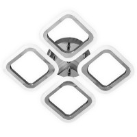 Люстра стельова світлодіодна LED Light House SY-20629/4 CR 335*335*95 56W PULT DU хром