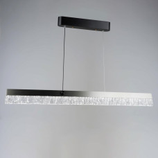 Люстра підвісна світлодіодна LED Light House SRS-20022/80W BK+GRAY чорна + сірий