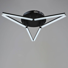 Люстра стельова світлодіодна LED Light House SRS-20670/6 BK 36W чорна