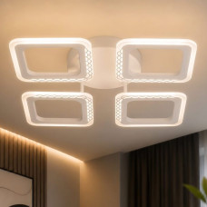 Люстра стельова світлодіодна LED Light House SRS-20689/4 WT 72W біла
