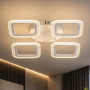 Зображення Люстра стельова світлодіодна LED Light House SRS-20690/4 WT 64W біла ИМ Light-Deco 