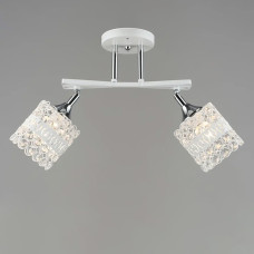 Люстра стельова Light House SR-20749/2 WT+CR L560*W120*H270 білий + хром