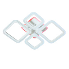 Люстра стельова світлодіодна LED Light House SY-20629/2+2 WH+RGB 600*435*95 72W+28W PULT DU біла