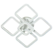 Люстра стельова світлодіодна LED Light House SY-20629/4+1 WH 445*445*130 102W PULT DU біла