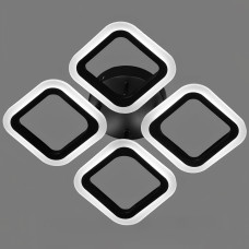 Люстра стельова світлодіодна LED Light House SY-20629/4 BK 335*335*95 56W PULT DU чорна