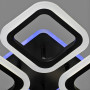 Зображення Люстра стельова світлодіодна LED Light House SY-20629/4 BK+RGB 335*335*95 56W+24W PULT DU чорна ИМ Light-Deco 1 