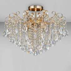 Люстра стельова кришталева класична Light House SRS-20800/500 золото