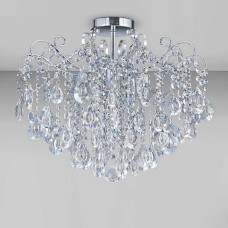 Люстра стельова кришталева класична Light House SRS-20800/600 хром