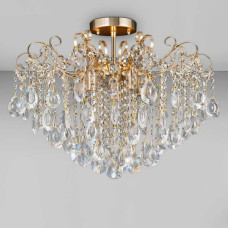 Люстра стельова кришталева класична Light House SRS-20800/600 золото