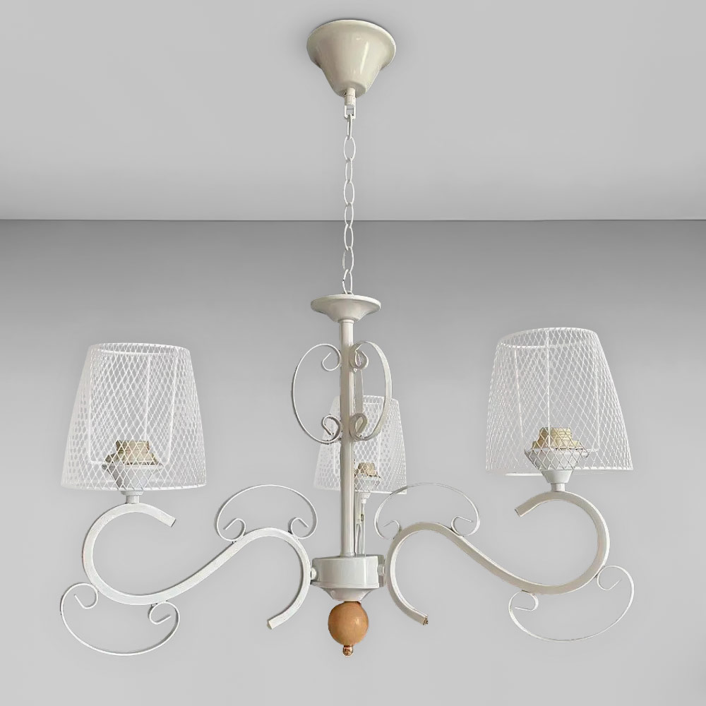 Изображение Люстра подвесная Light House SRS-20804/3 WH белая  ИМ Light-Deco 