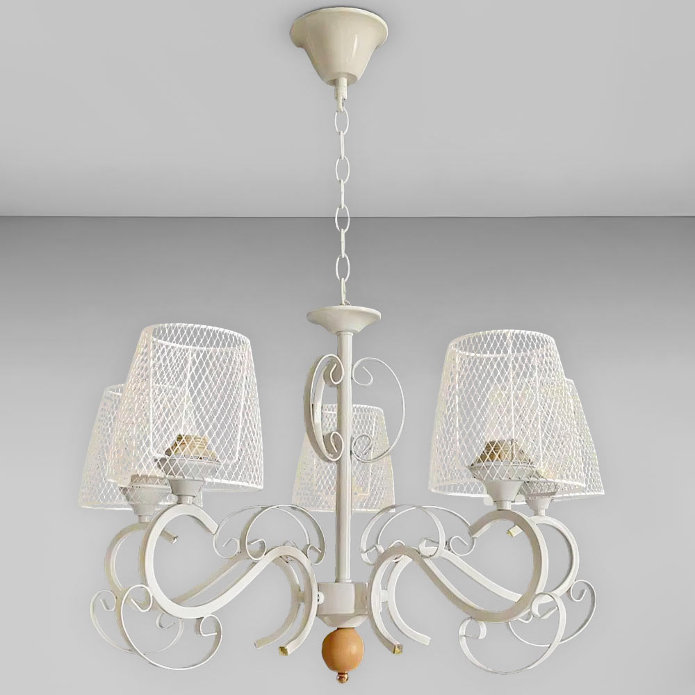 Изображение Люстра подвесная Light House SRS-20804/5 WH белая ИМ Light-Deco 