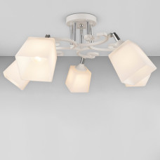 Люстра потолочная Light House SRS-19237/5 белый + хром