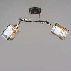 Люстра потолочная Light House SRS-19504/2 BK+FGD черный + золото