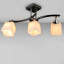 Зображення Люстра стельова Light House SRS-19989/3 чорний + хром, плафон білий  ИМ Light-Deco 1 