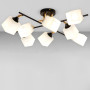Изображение Люстра потолочная Light House SRS-20821/8 черный + золото, плафон белый ИМ Light-Deco 