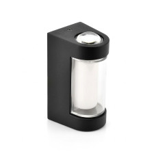Світильник настінний фасадний світлодіодний HOROZ ELECTRIC "VECTOR-6" 6W LED 4200K (нейтральне світло) чорний