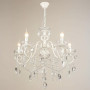 Зображення Люстра підвісна класична кришталева свічки Light House SRS-20656/5 біла ИМ Light-Deco 2 