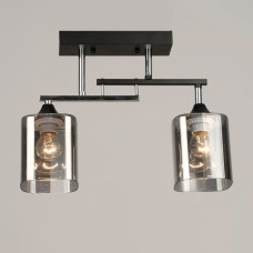 Люстра стельова Light House SRS-20850/2 чорна + хром