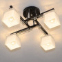 Изображение Люстра потолочная Light House SRS-18940/4 черный + хром, плафон белый ИМ Light-Deco 1 