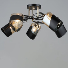 Люстра потолочная Light House SRS-20892/5 черный + золото