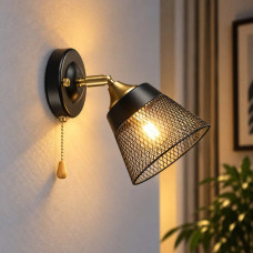 Светильник настенный Бра Light House SRS-20379/1W BK+COP черный + медь