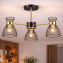 Зображення Люстра стельова Light House SRS-20912/3 COP+BK чорний + мідь ИМ Light-Deco 