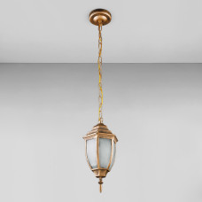 Вуличний підвісний світильник Light House DL-18798/1P бронза, плафон білий матовий