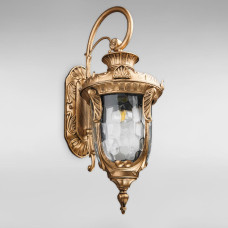 Вуличний настінний світильник Бра Light House DL-18804/1W бронза, плафон прозорий