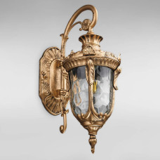 Вуличний настінний світильник Бра Light House DL-18805/1W бронза, плафон прозорий 