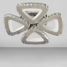 Люстра стельова світлодіодна LED Light House SY-18809/4 CR D410*100 112W, колір хром