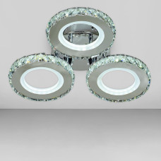 Люстра стельова світлодіодна LED Light House SY-18380/3 CR D405*100 78W, колір хром